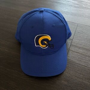Vintage Los Angeles Rams Leather Strap Back Hat